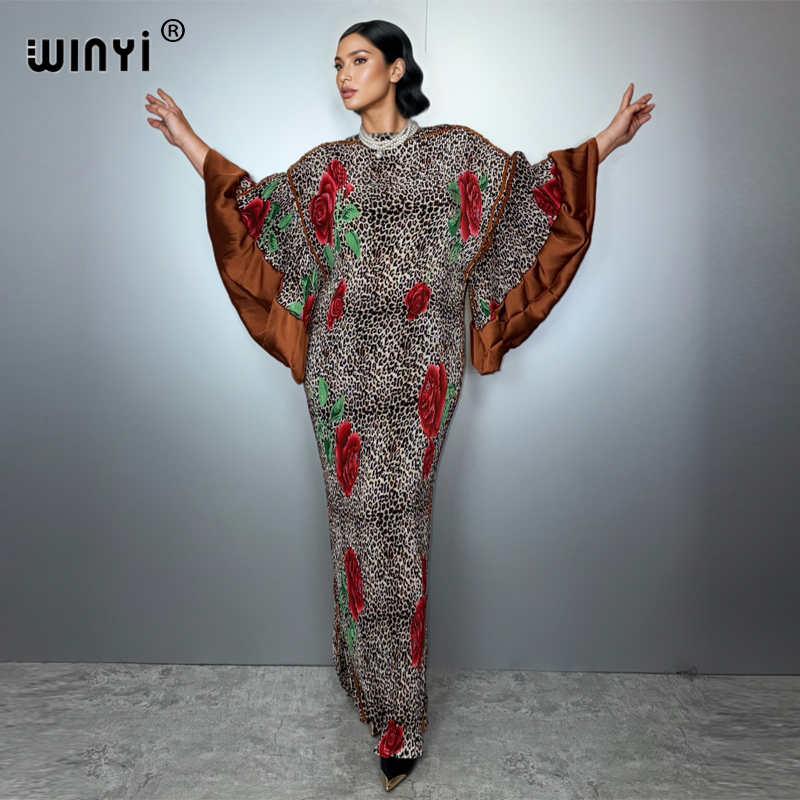WINYI Geplooide elastische sla - Boho Summer Beach Maxi Dress recensie en prijs