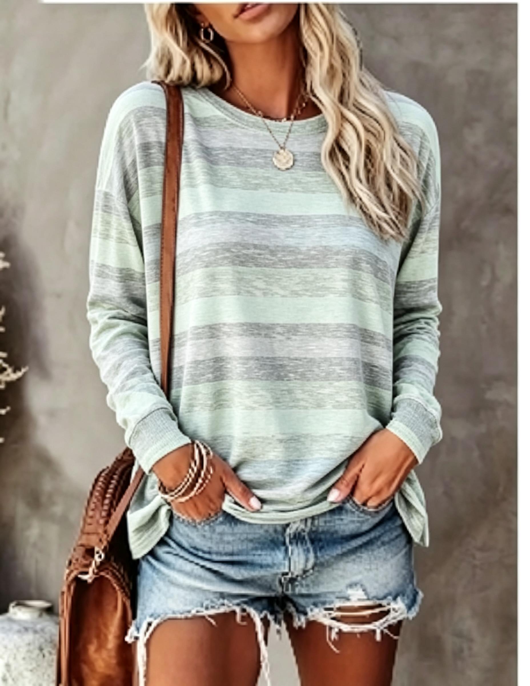 Dames T-shirt met lange mouwen - Blouses recensie en prijs