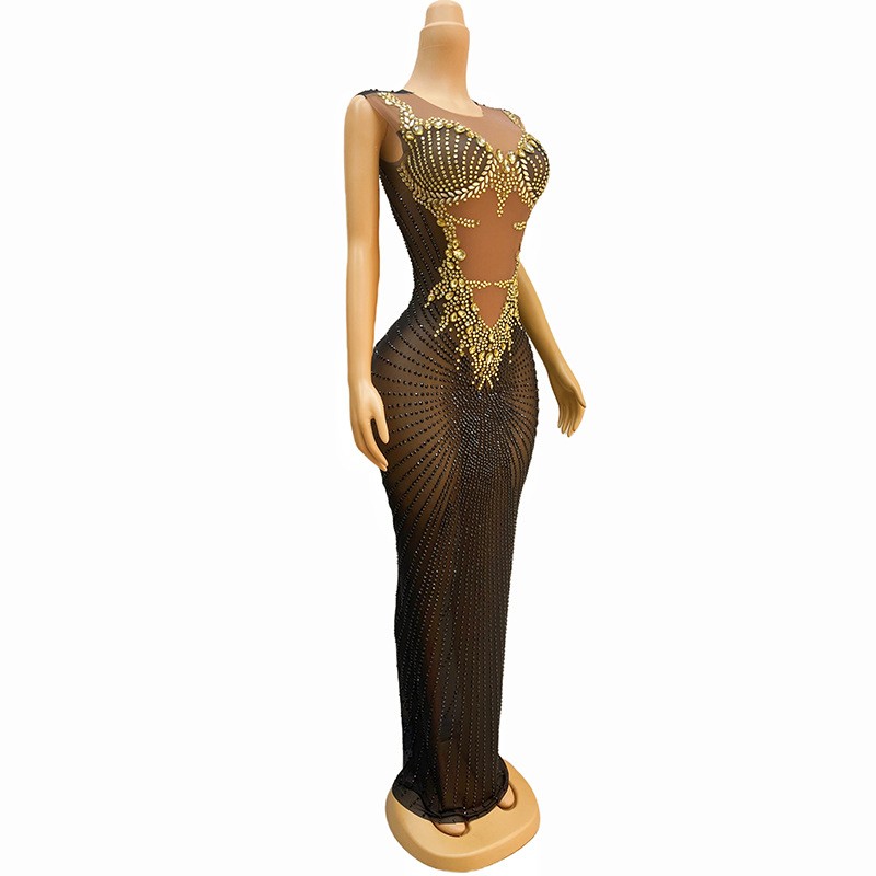 Sparkly Luxe Strass Stretch Me - Sparkly Rhinestone Club Party Dress recensie en prijs